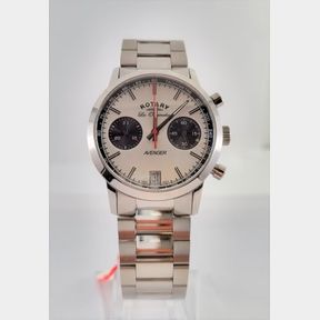 ROTARY AVENGER- CHRONOGRAPH FUNCTION- SWISS MADE- STAINLESS STEEL- SAPPHIRE CRYSTAL GLASS - 40MM CASE - 51633/293