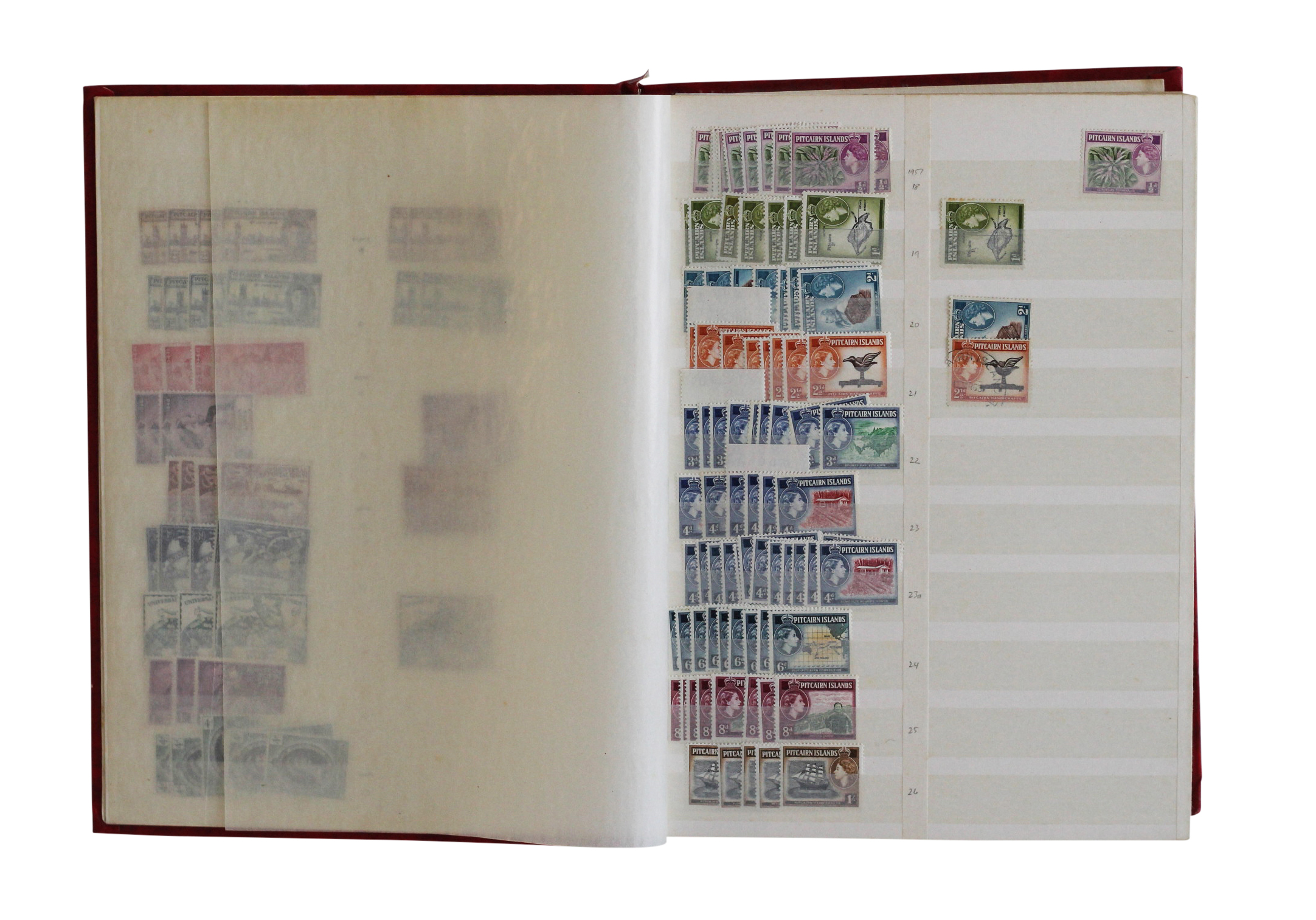 179 · Pitcairn Islands, Album, UHM, HM, FU, U