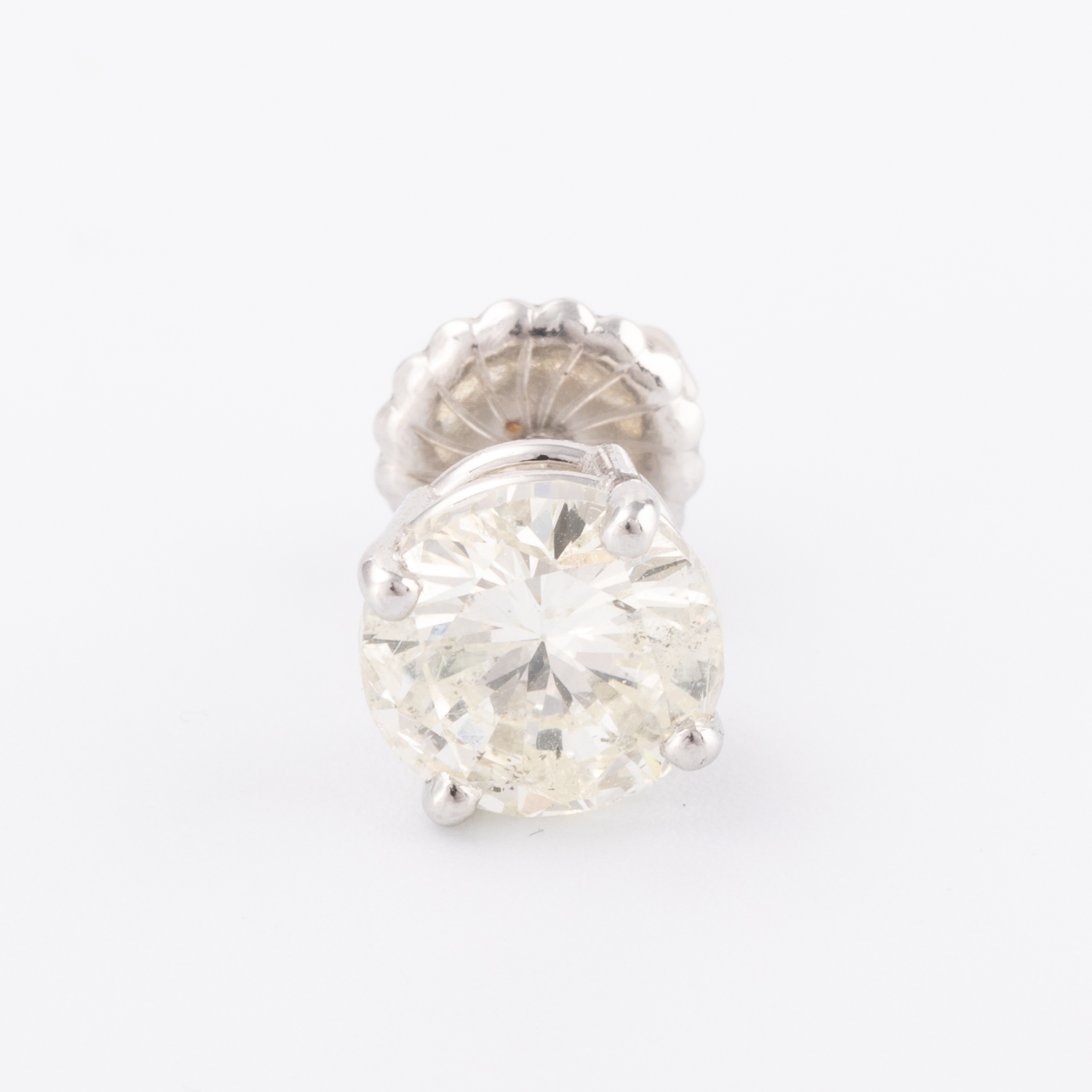 Single Diamond Stud Earring 18ct Gold