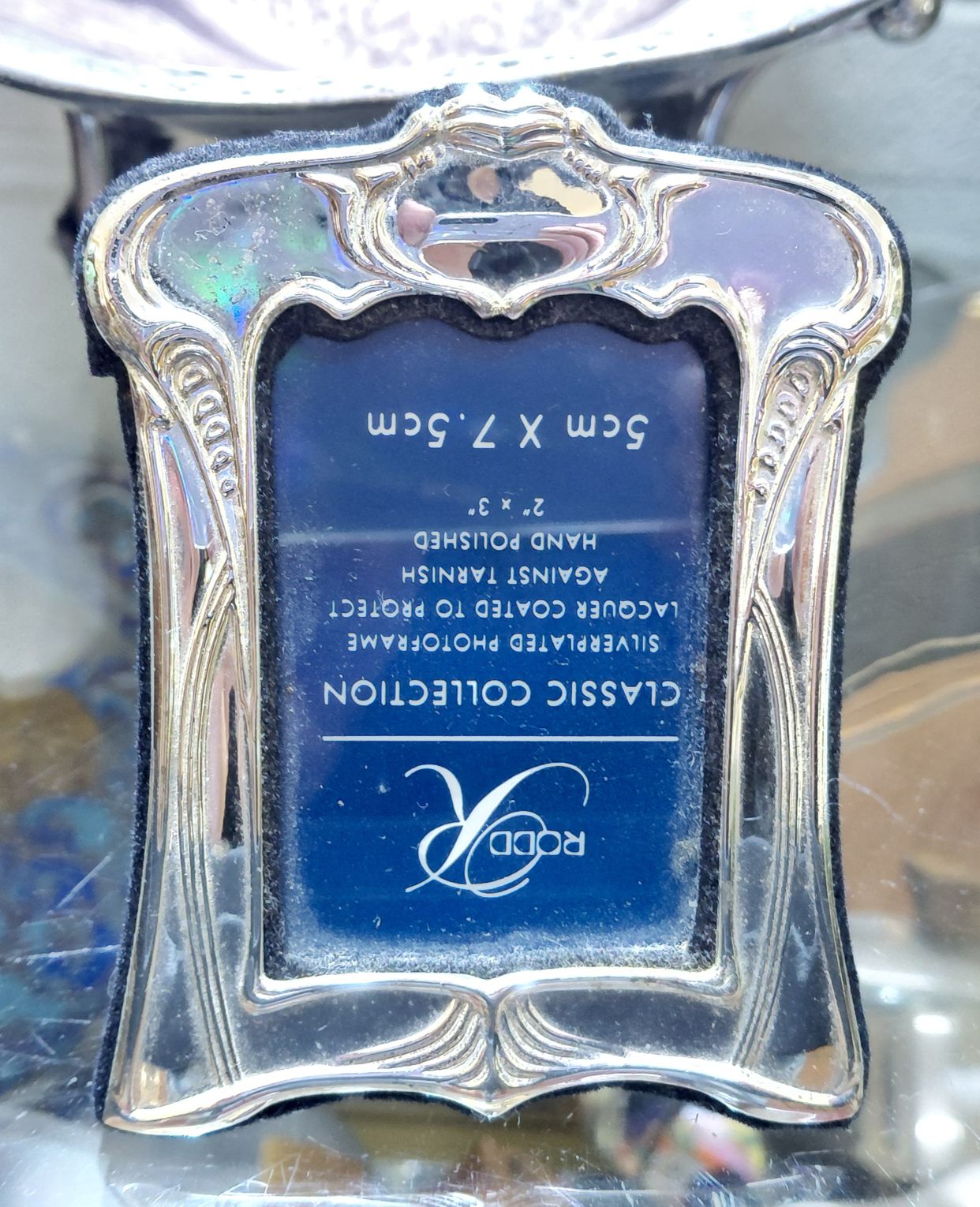 Miniature Silverplated Photo Frame