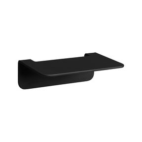 Infinity Homeware Stick On Bathroom Floating Shelf 140mm Black Smooth Black Finish |