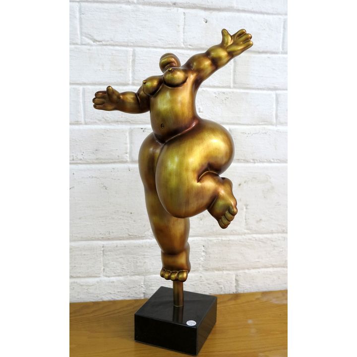 RESIN FIGURE ON STAND