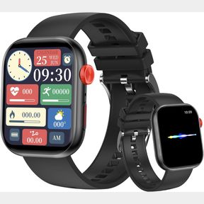 LC88 MEN'S SMART WATCH (ACCEPTING CALLS/DIALING CALLS) 2.01-INCH HD DISPLAY, ACTIVITY TRACKER, HEART RATE/SLEEP MONITOR/PEEPERATOR
