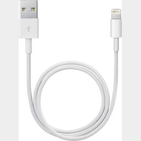APPLE - 1.6' LIGHTNING-TO-USB CABLE - WHITE