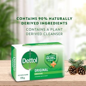 Dettol 175g Hygiene Soap Hand Body Soap Original|
