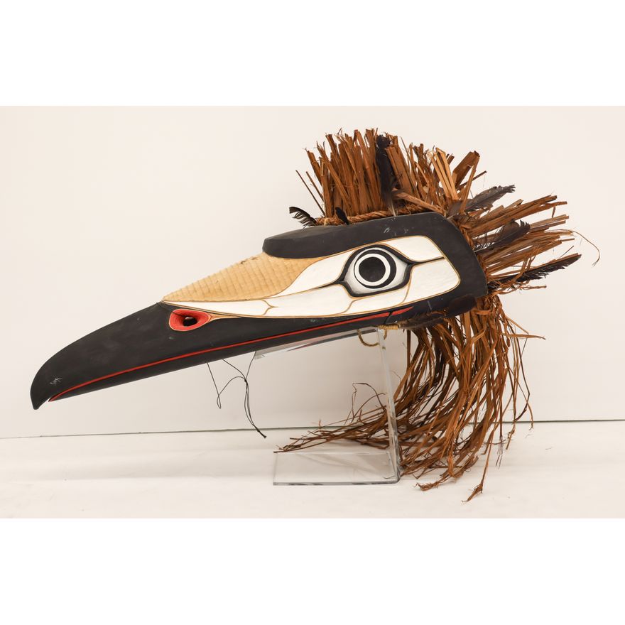 Brian Cameron ''Raven Hamatsa Mask'' Cedar