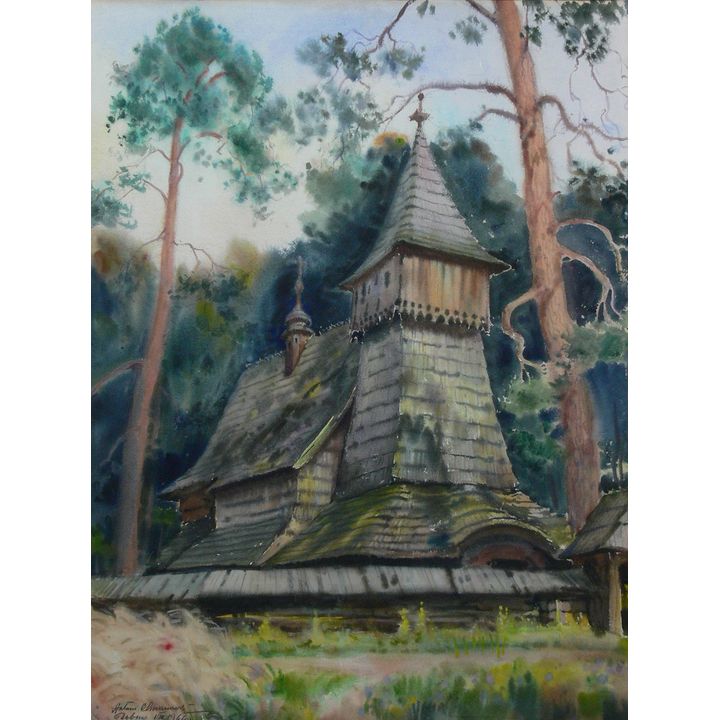 Antoni Chrzanowski | Kościółek w Dębnie Podhalańskim, 1966 r.