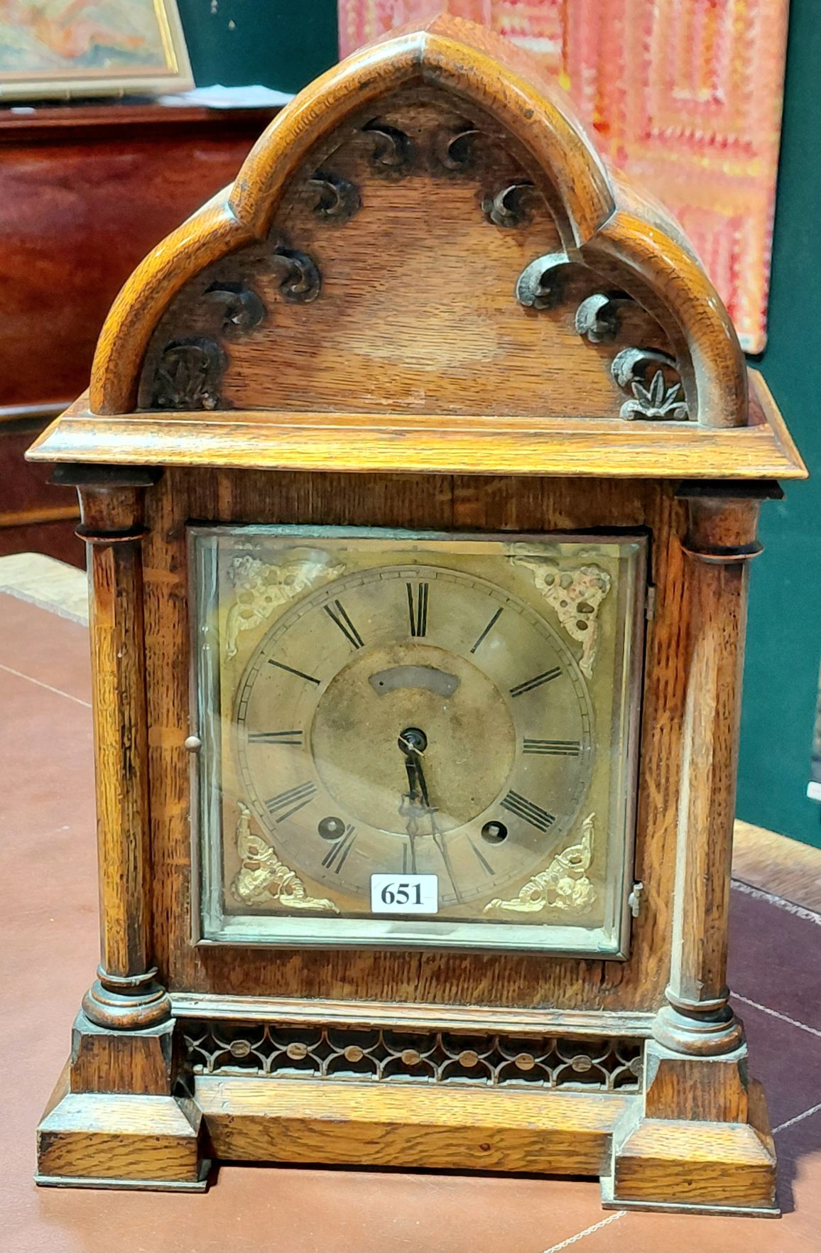 GEORGIAN BRACKET CLOCK