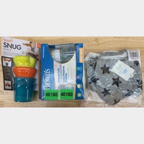 BOON SNUG SNACK PACK 3 PACK, DR BROWNS NATURAL FLOW BOTTLES & 18M CLOUD ISLAND 3 PIECE SET