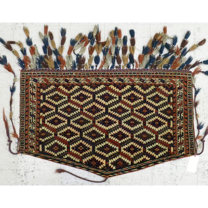 Semi Antique Turkomen Asmalyk Oriental Rug
