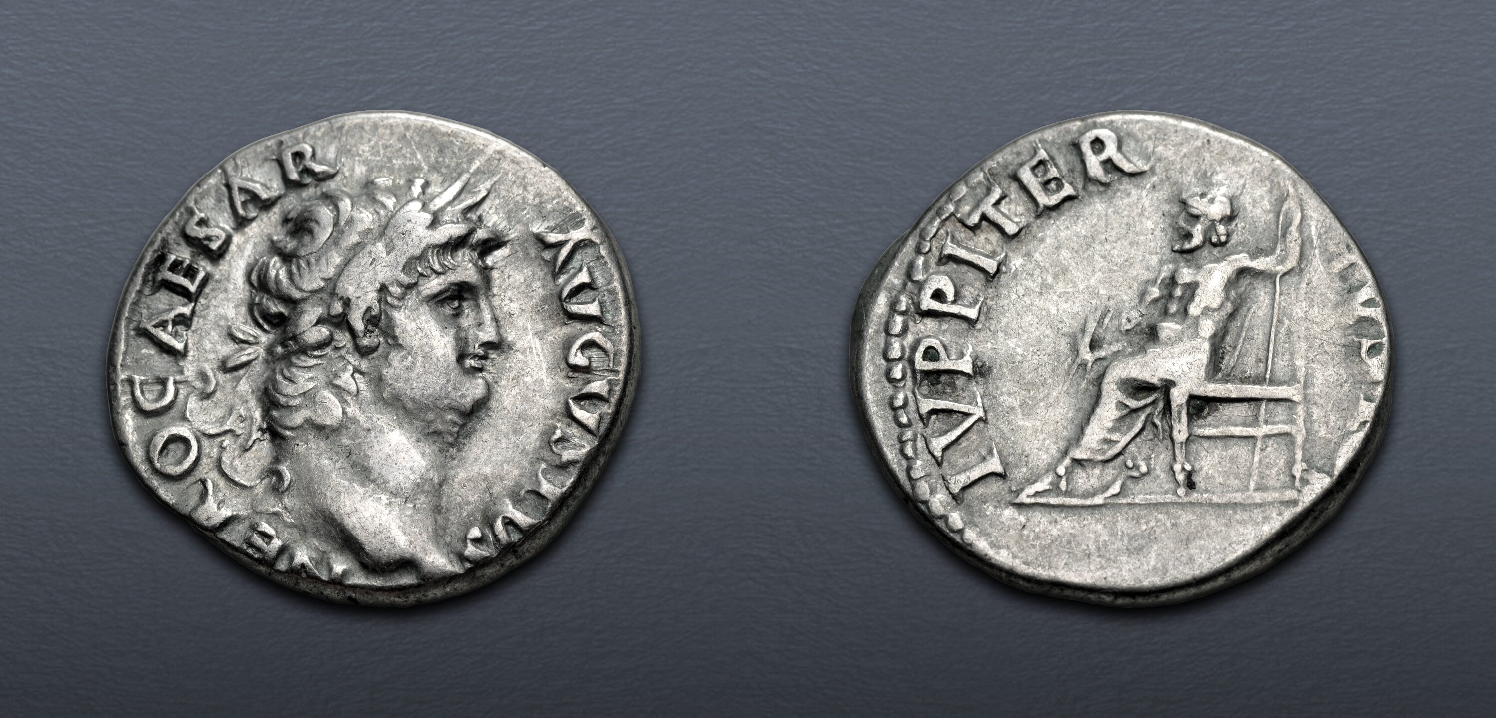 Nero. AD 54-68. AR Denarius (17.5mm, 3.36 g, 6h). Rome mint. Struck ...