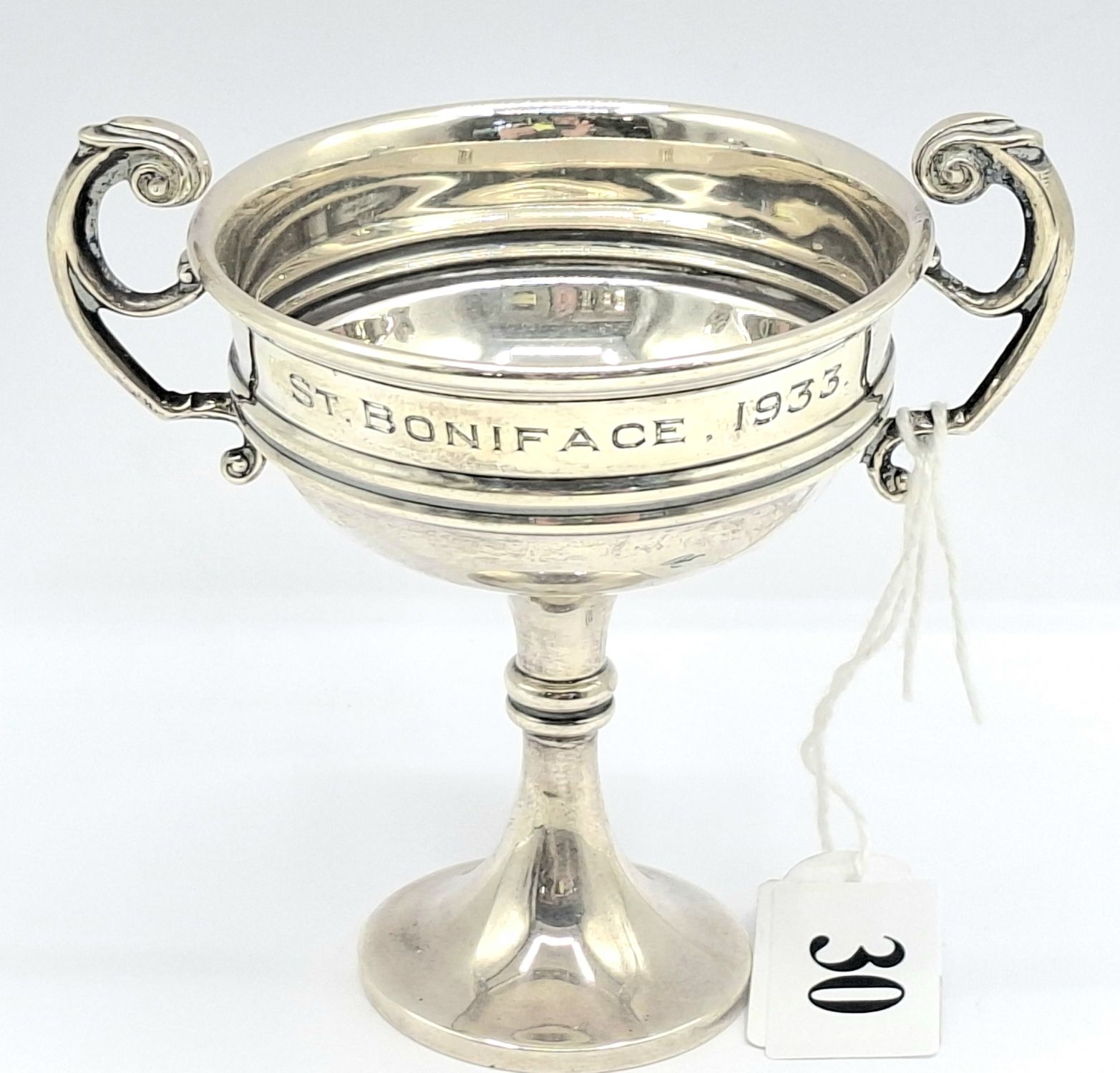 30 · STERLING SILVER MINIATURE TROPHY