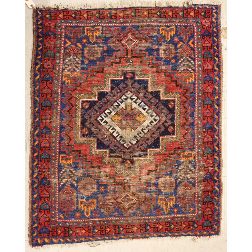 Antique Caucasian Medallion Rug 3'x4' Approx.