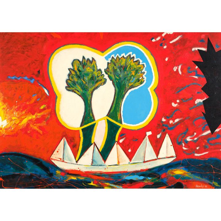 Pat Hanly 'Pacific Hope Vessel'