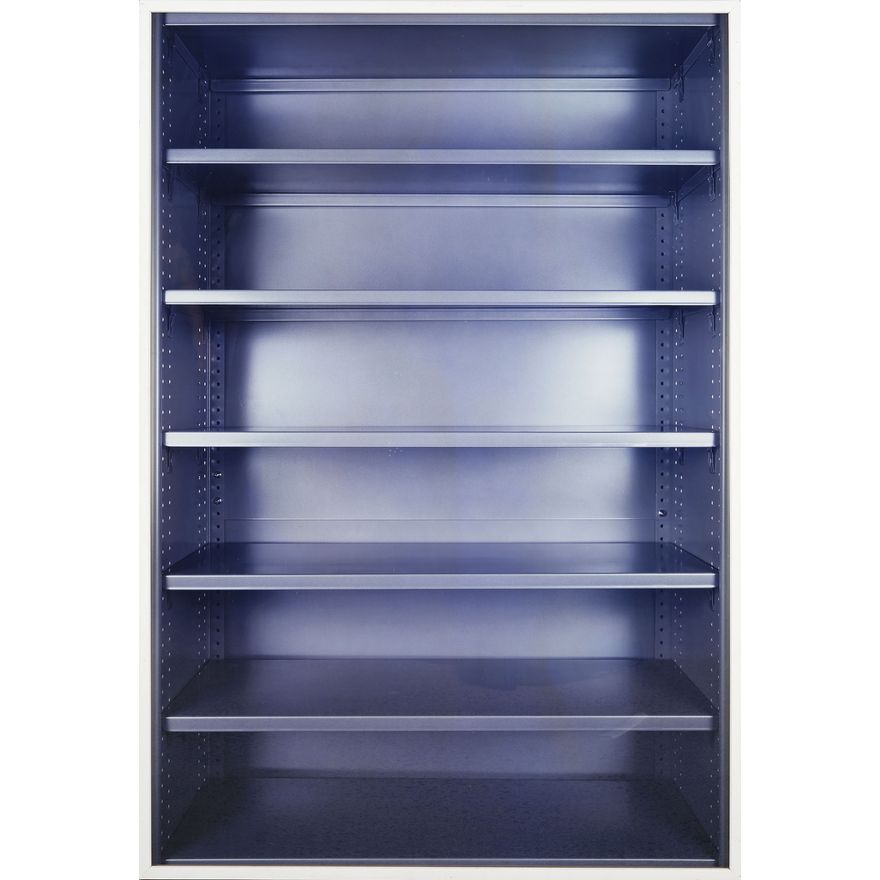 Ann Shelton 'Frederick B. Butler Collection No. 26. Puke Ariki, New Plymouth, Empty Shelf.'