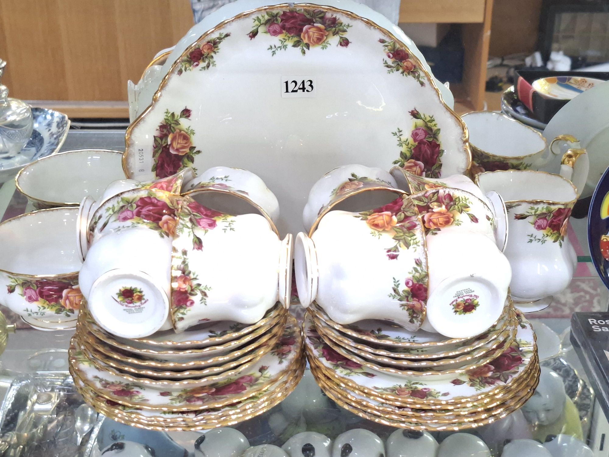 ROYAL ALBERT BONE CHINA TEASET
