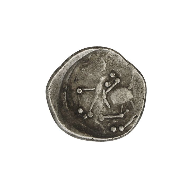 Thrace, Danubian Celtic Tetradrachm (2nd cent BC), gF