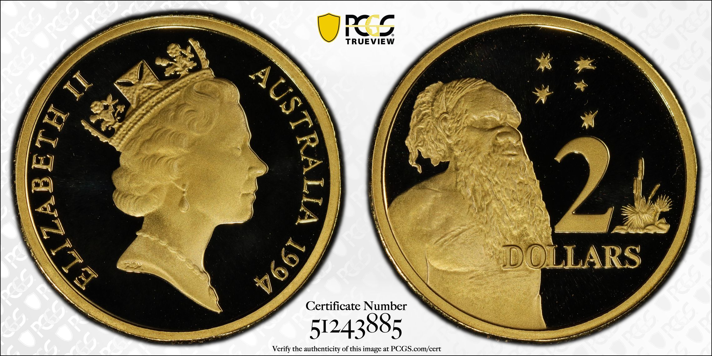 Two Dollar, 1994, PCGS PR69DCAM