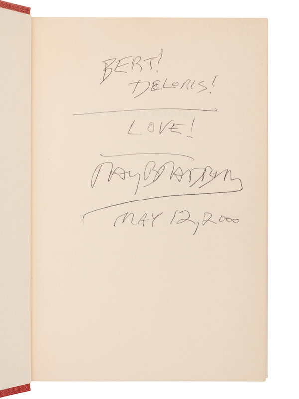 BRADBURY, Ray. The October Country. FIRST EDITION. INSCRIBED. 