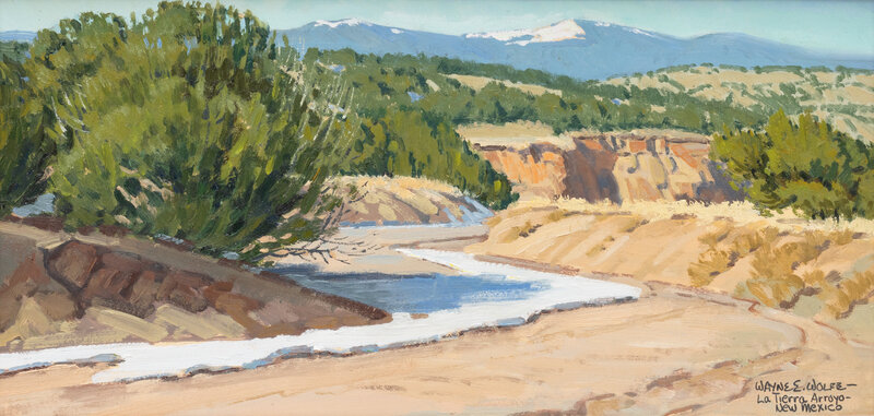 Wayne Wolfe
(American, b. 1944)
La Tierra Arroyo - New Mexico, 1978