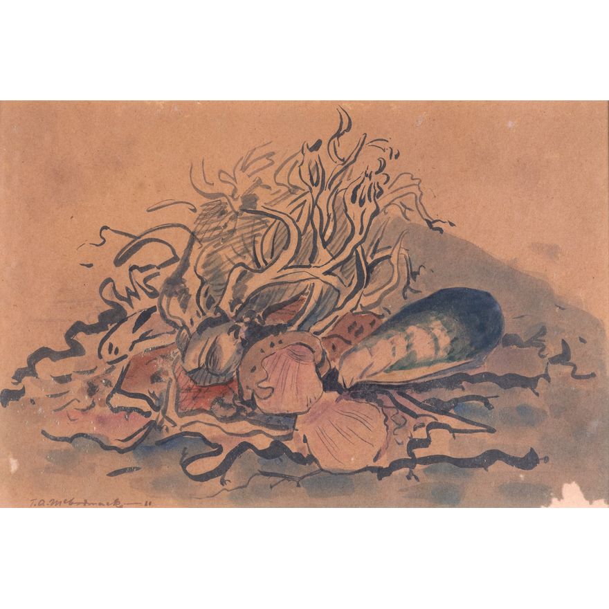 T. A. McCormack 'Still Life with Mussells and Clams'