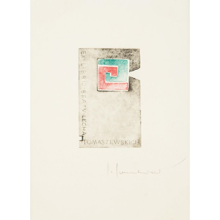 Jerzy Jarnuszkiewicz | Ex libris Beaty i Lecha Tomaszewskich