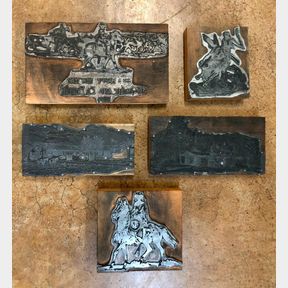 Edward Borein's Printing Plates Circa 1930s