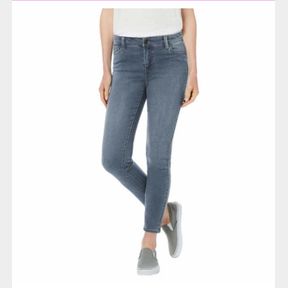 BUFFALO DAVID BITTON WOMEN'S VERY SOFT AUBREY MID-RISE ANKLE GRAZER JEAN DENIM SZ 10/30
