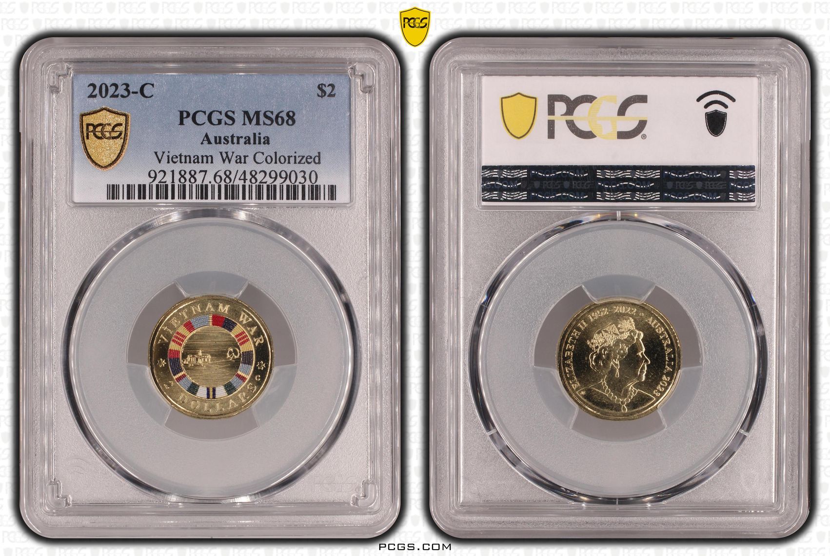 Vietnam War Colorized , Two Dollar, 2023-C, PCGS MS68