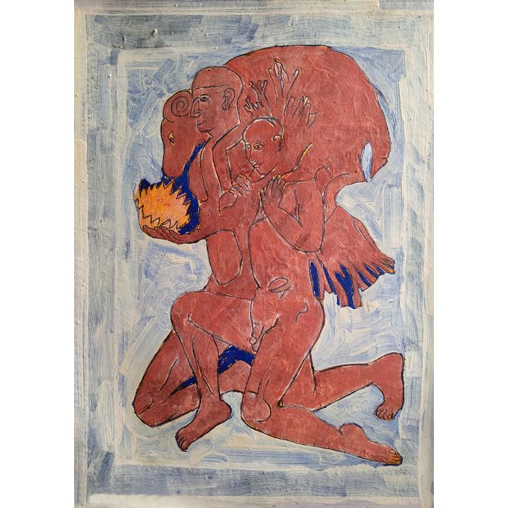 Marek Sobczyk | Abraham i Izaak na pustyni, 2002