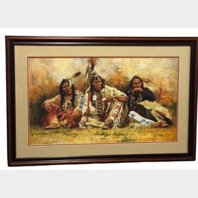 Signed Limited Edition Terpning Framed Print