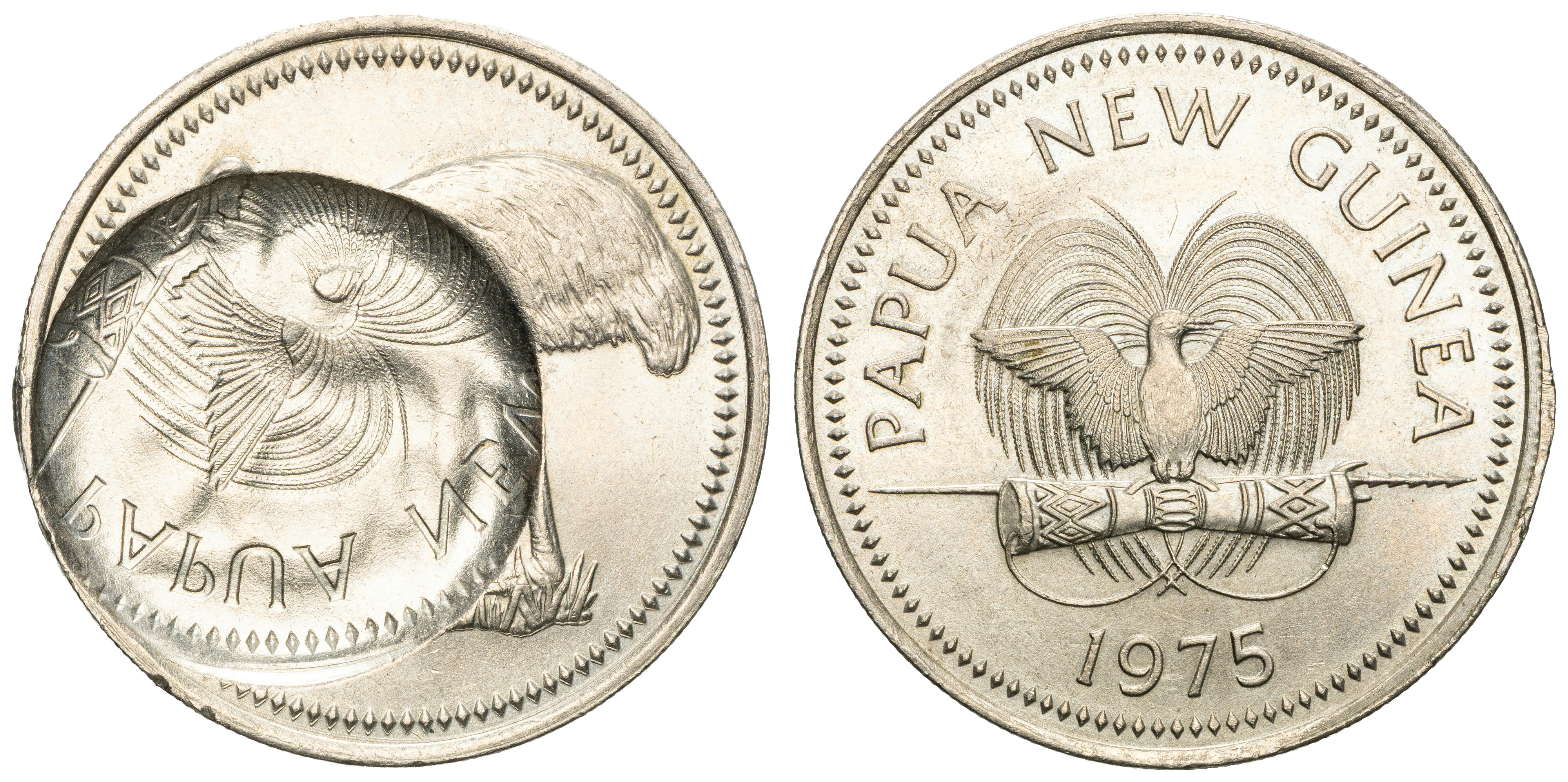Papua New Guinea, Twenty Toa, 1975, UNC