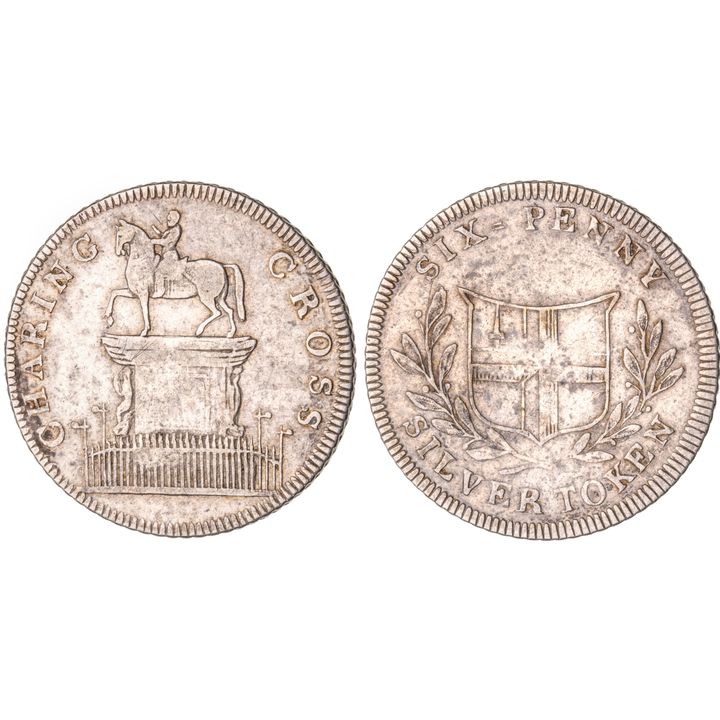 Great Britain, London, Sixpence, 1811, gVF
