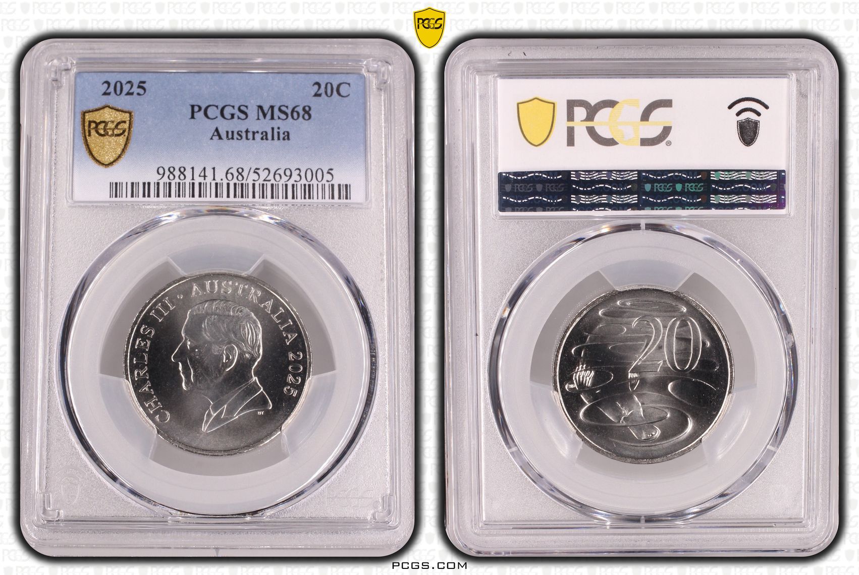 5/0, Twenty Cent, 2025, MS68
