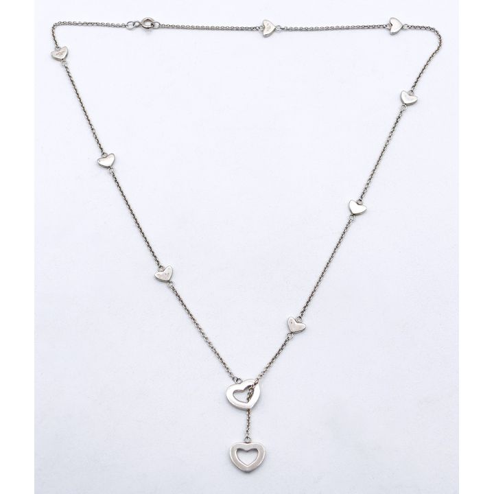 Tiffany & Co. Sterling Heart Necklace 18''