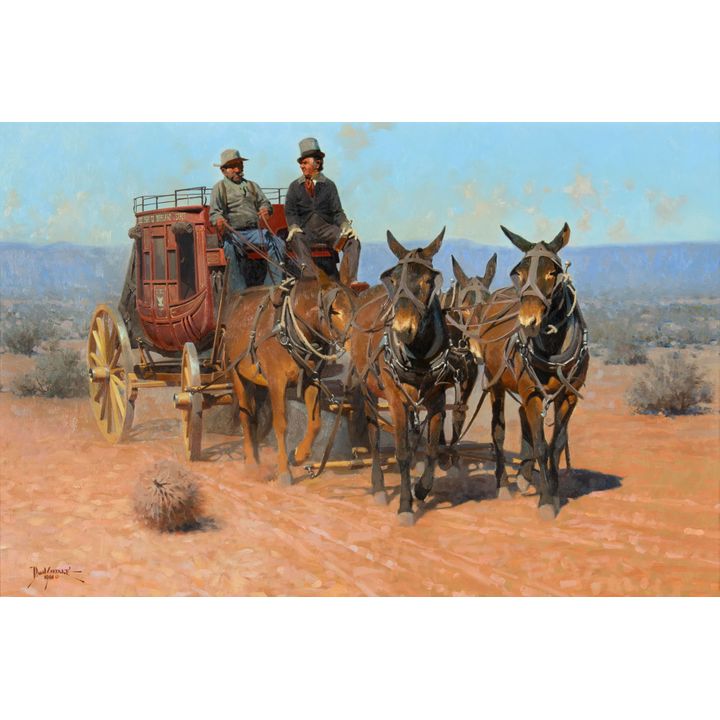 Dan Mieduch (1947- ), 4 Mules and 1 Jackass, 1981
