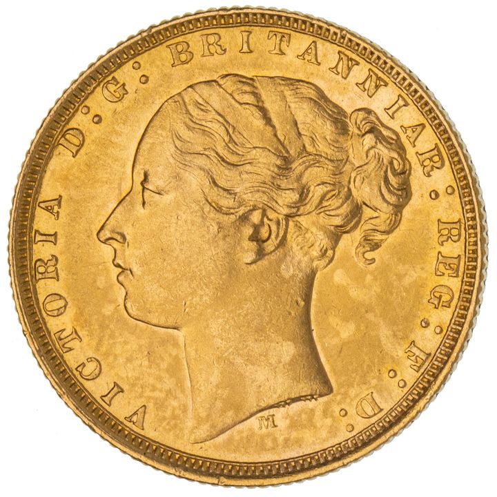 Victoria, Sovereign, 1873-M, CHU