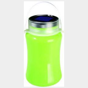 UltraTec - SLS Solar LED Silicone Water Proof Bottle Box - Green - 90mm x 90mm x 180mm -- 51743/3384