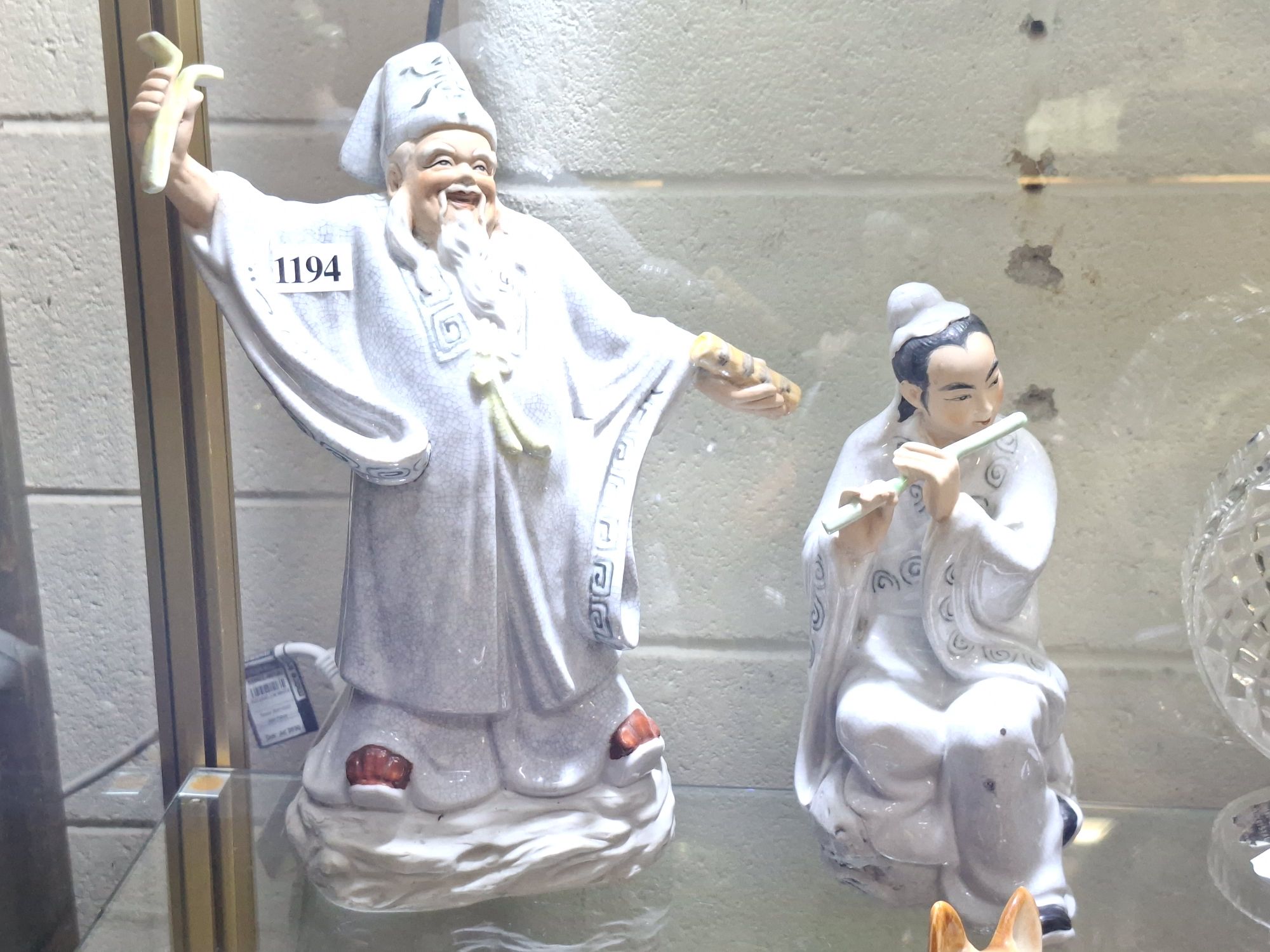Chinese Crackle Glazed Figurines