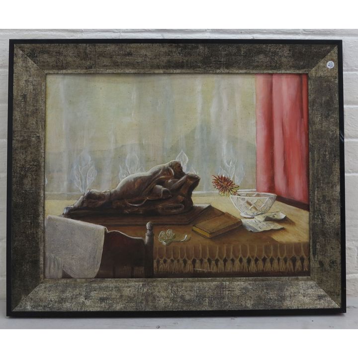 J. VAN TONDER - OIL ON BOARD