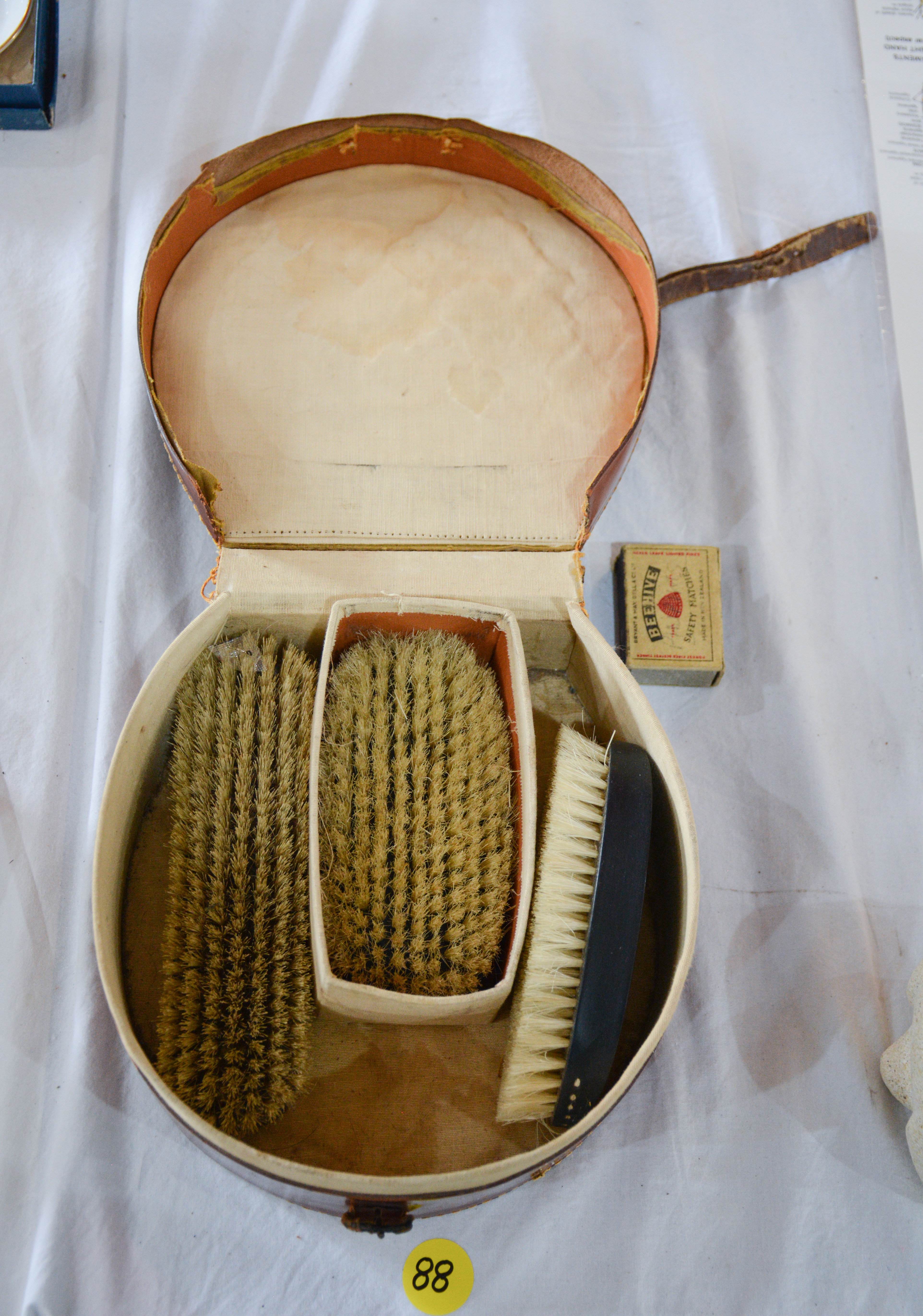 Antique Boxed Brush Set — sold at auction in New Zealand for $5