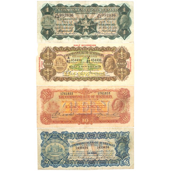 Type Set, 1924 - 1927, VG - VF