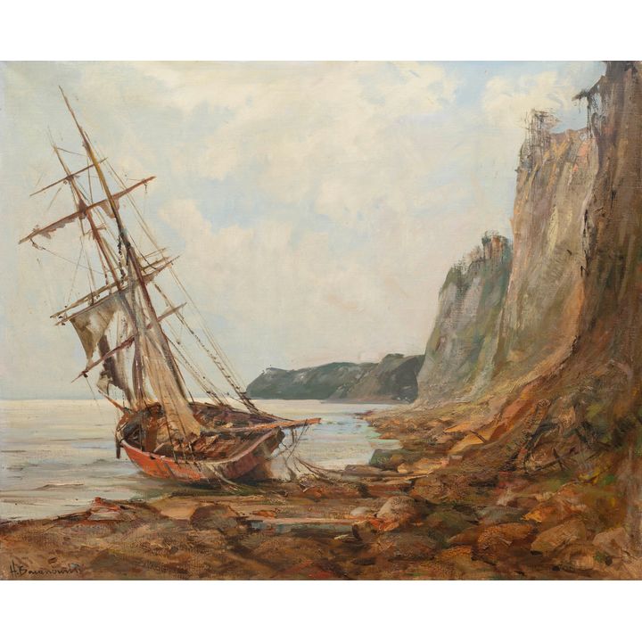 Henryk Baranowski | Łódź na brzegu
