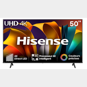 HISENSE 50 E7K 4K SMART UHD QLED TV - CRACKED SCREEN