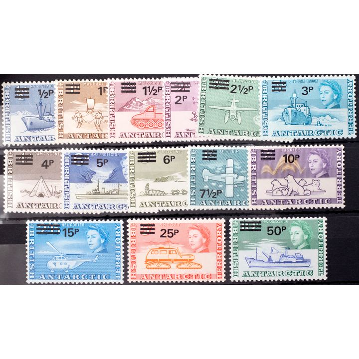 Elizabeth II, British Antarctic Territory, 1971, Fine