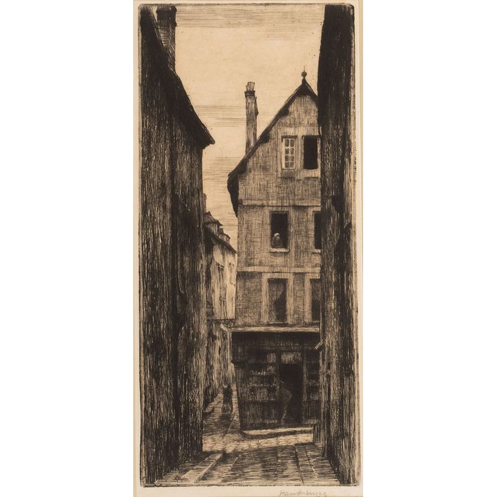 Józef Pankiewicz | Uliczka w Chartres, około 1903 r.