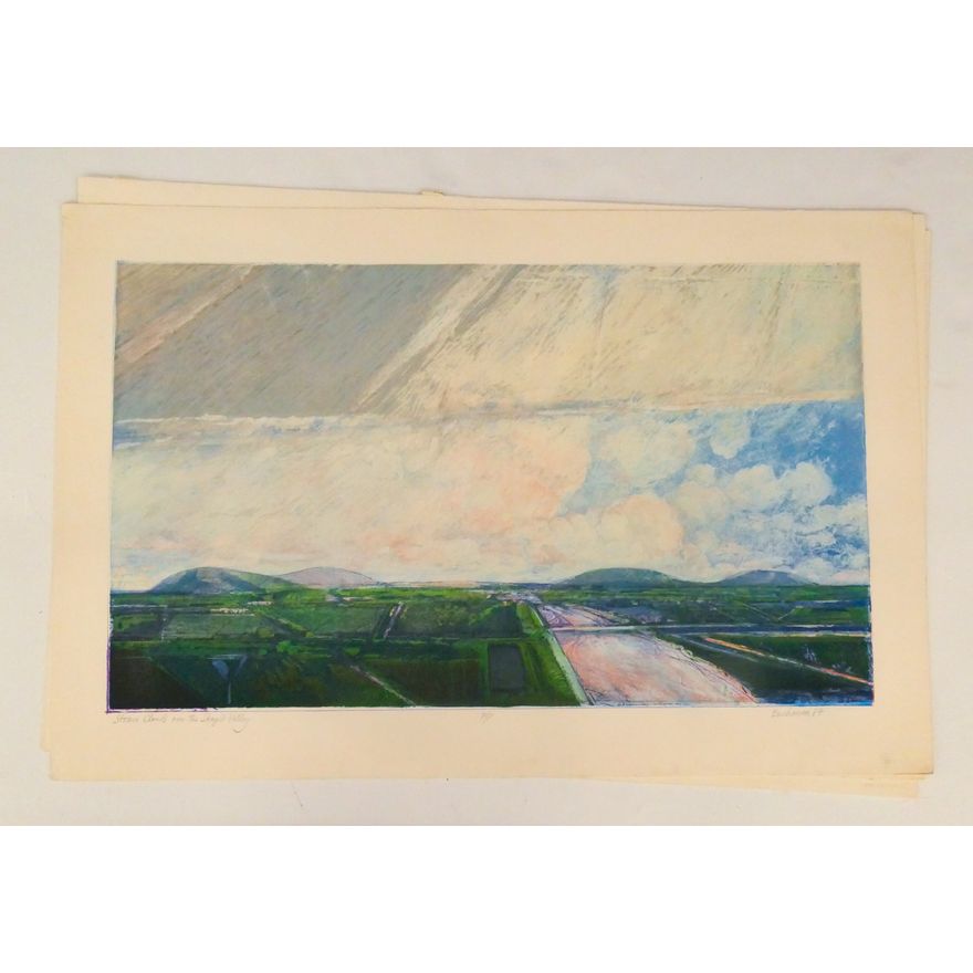 4pc Robert Buchanan ''Storms Over the Skagit Valley'' Lithographs