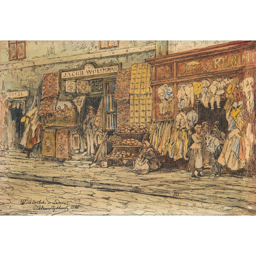 Tadeusz Rybkowski | Ulica Serbska we Lwowie, 1906 r.