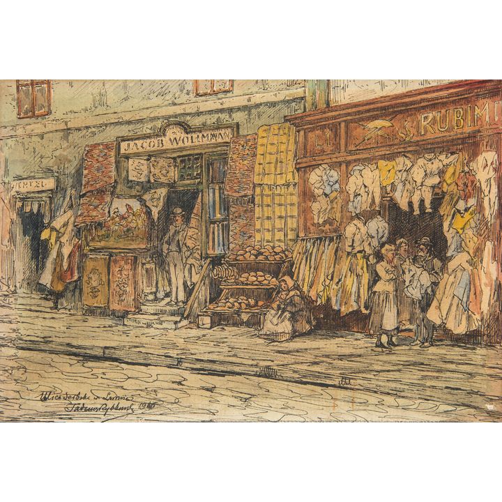 Tadeusz Rybkowski | Ulica Serbska we Lwowie, 1906 r.