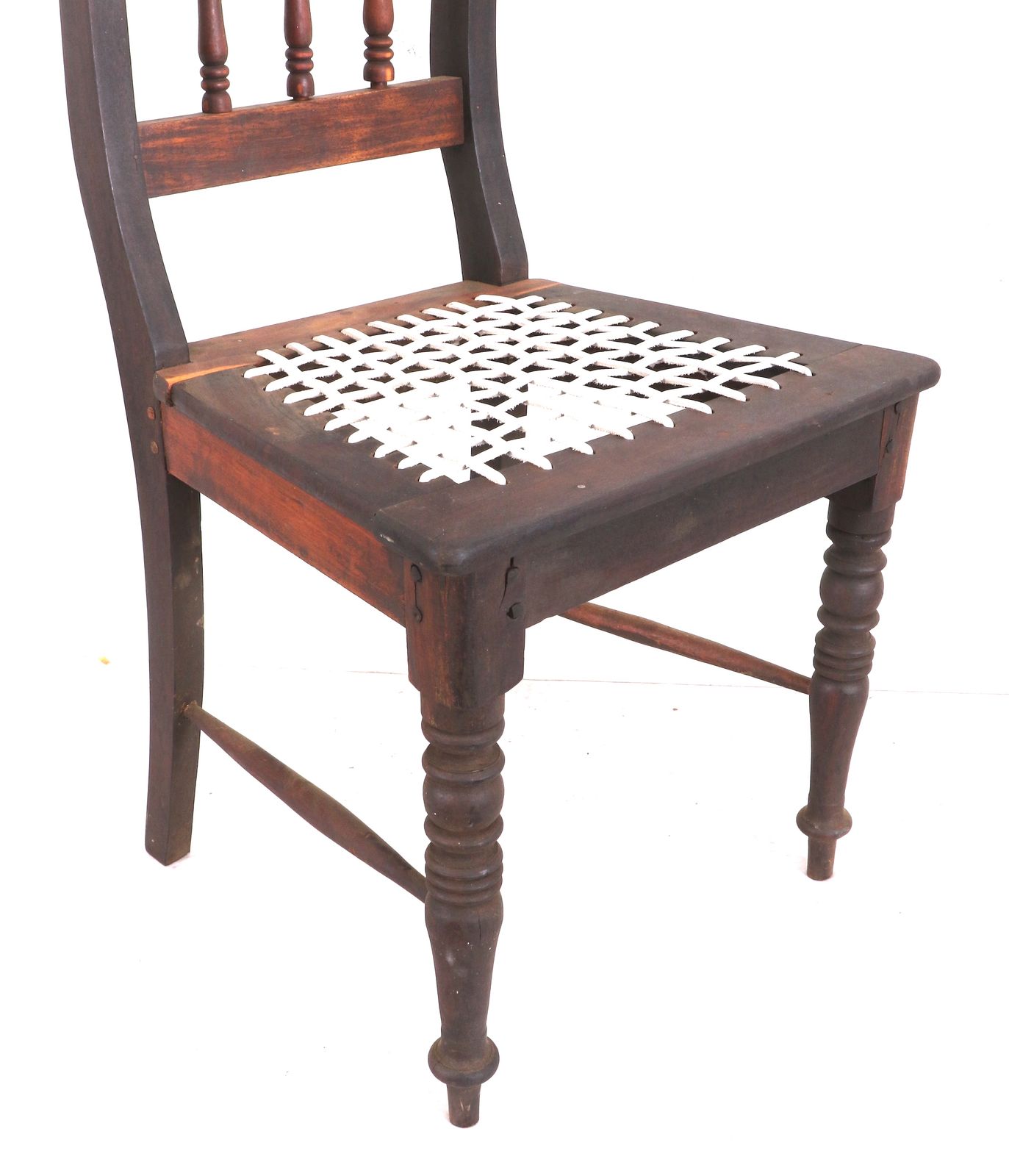 Stinkwood Africana riempies chair OldJW Auctioneers